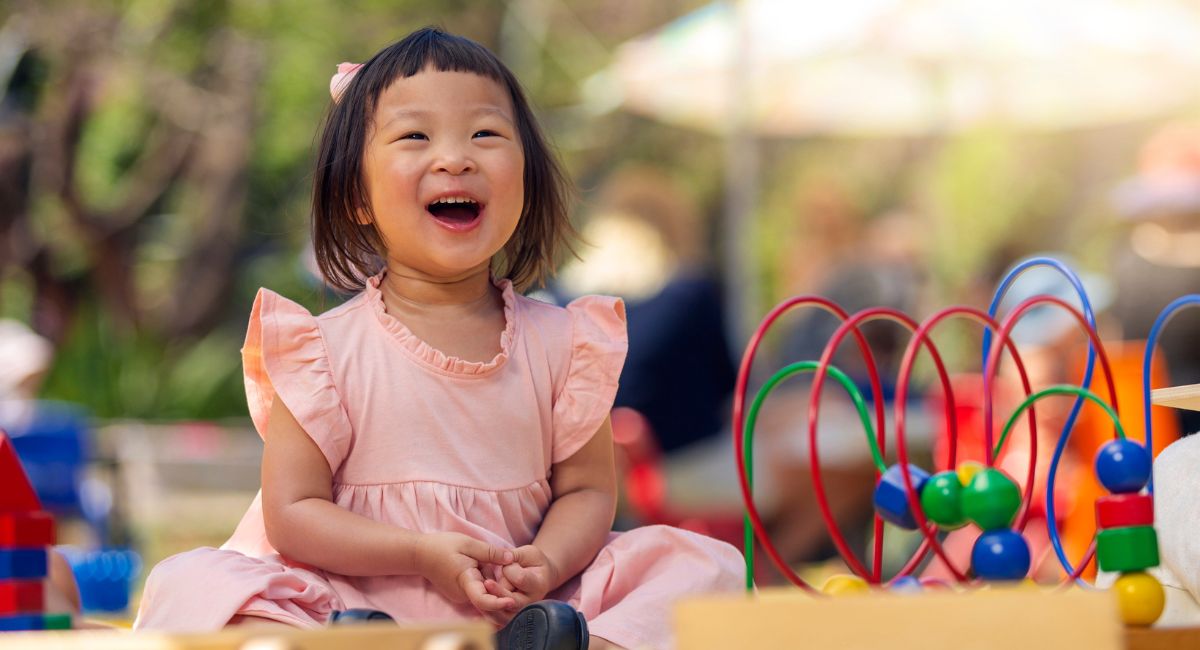 Little Girl at Kids Collective Free Activities in Brisbane