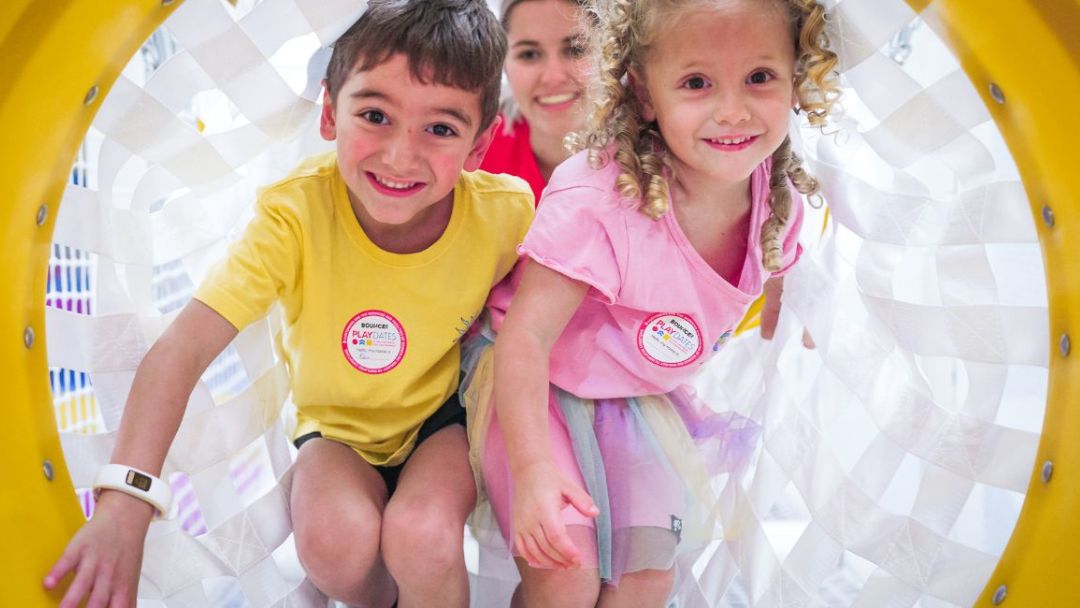 Kids at Minibounce Adventure Play Centre in Brisbane