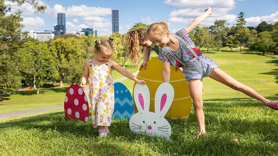 Meet the Easter Bunny at Victoria Park Brisbane