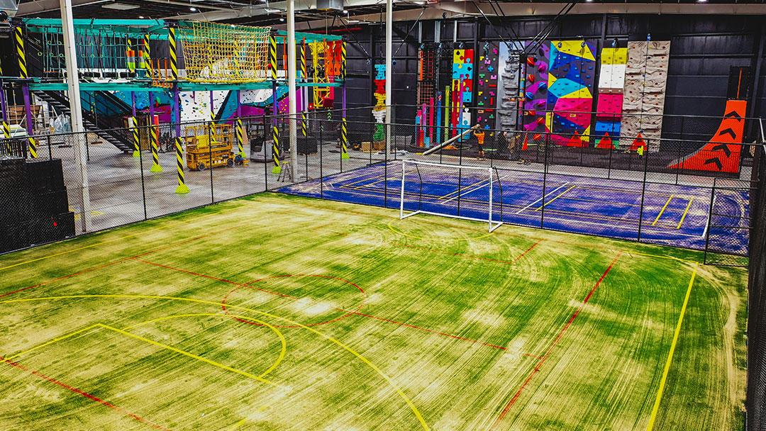 Multisport Court at Area 51 Playcentre in Brisbane