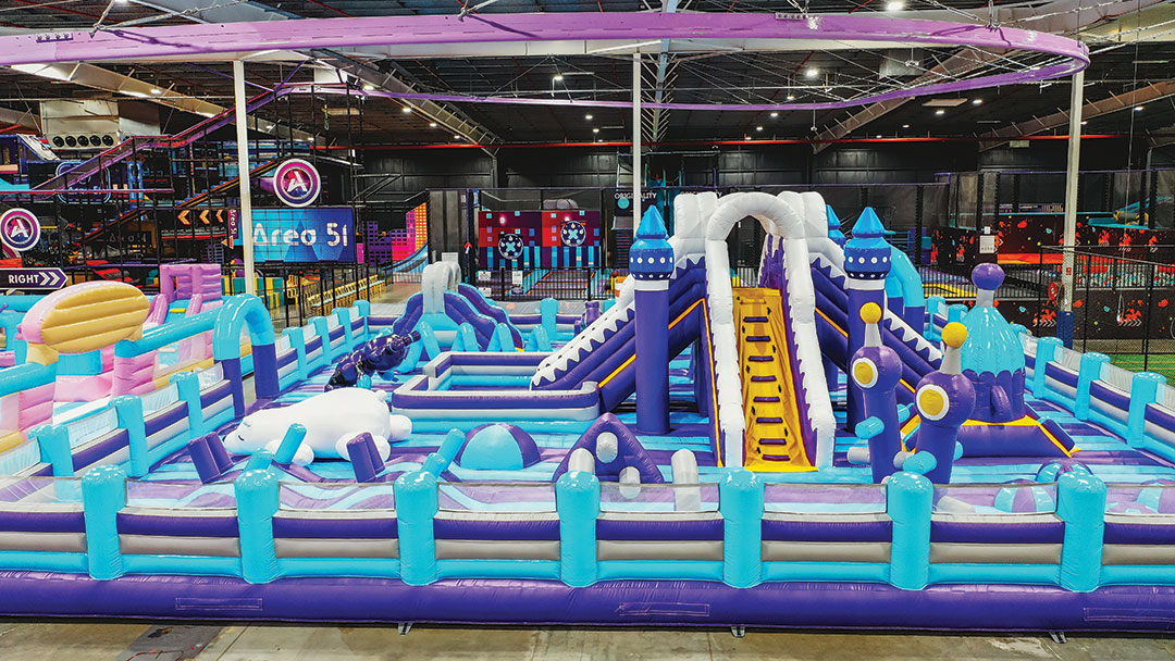 Huge Inflatables at Area 51 Playcentre in Brisbane