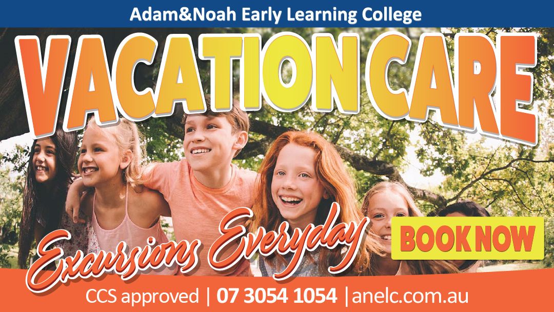 Adam Noah Brisbane Easter Vacation Care Flyer