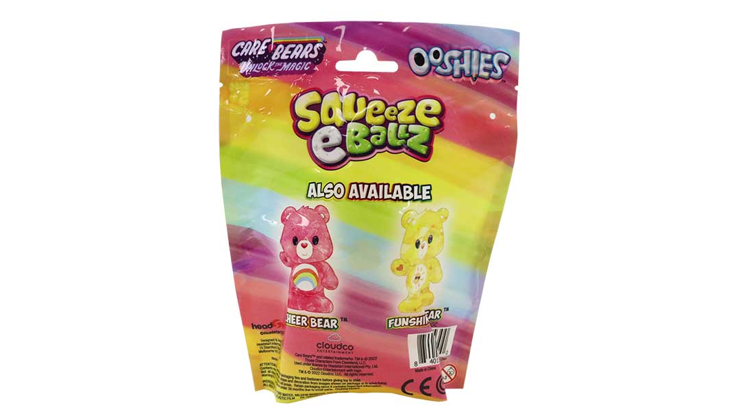 Care Bears Ooshies Squeeze Balls in packet