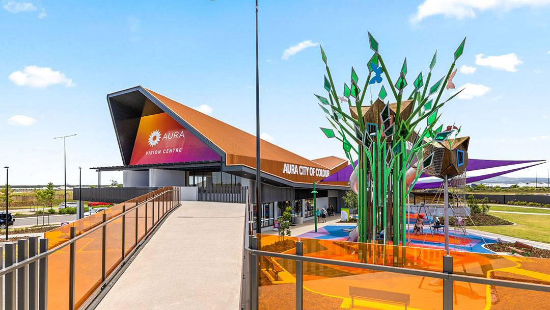Treehouse Park is Next to the Entrance to the Visitor Centre at Stockland Aura