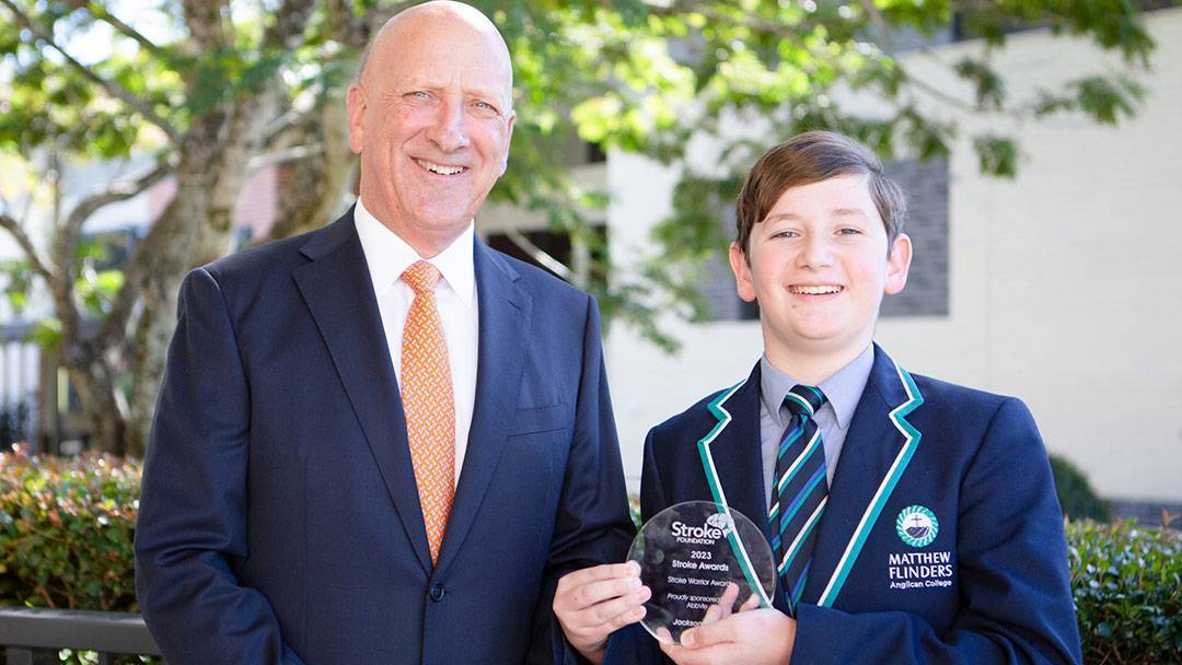 Flinders student wins award for Stroke Foundation fundraising