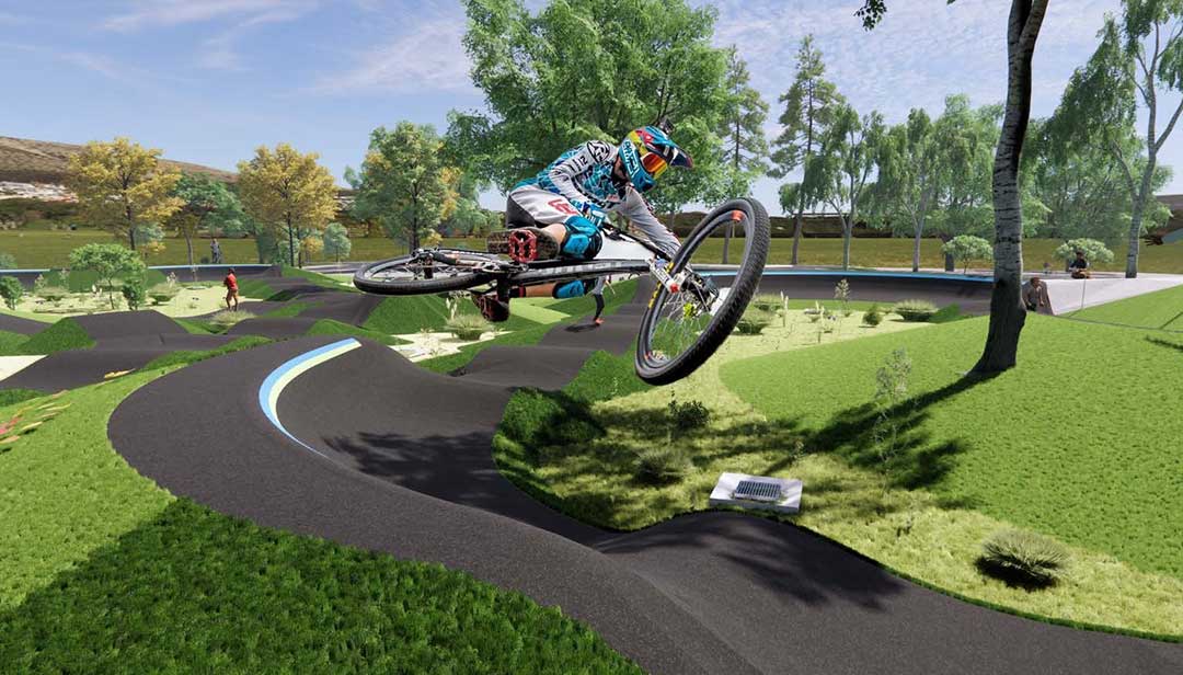 Epic pump track coming to Pizzey Park – see the plans here!