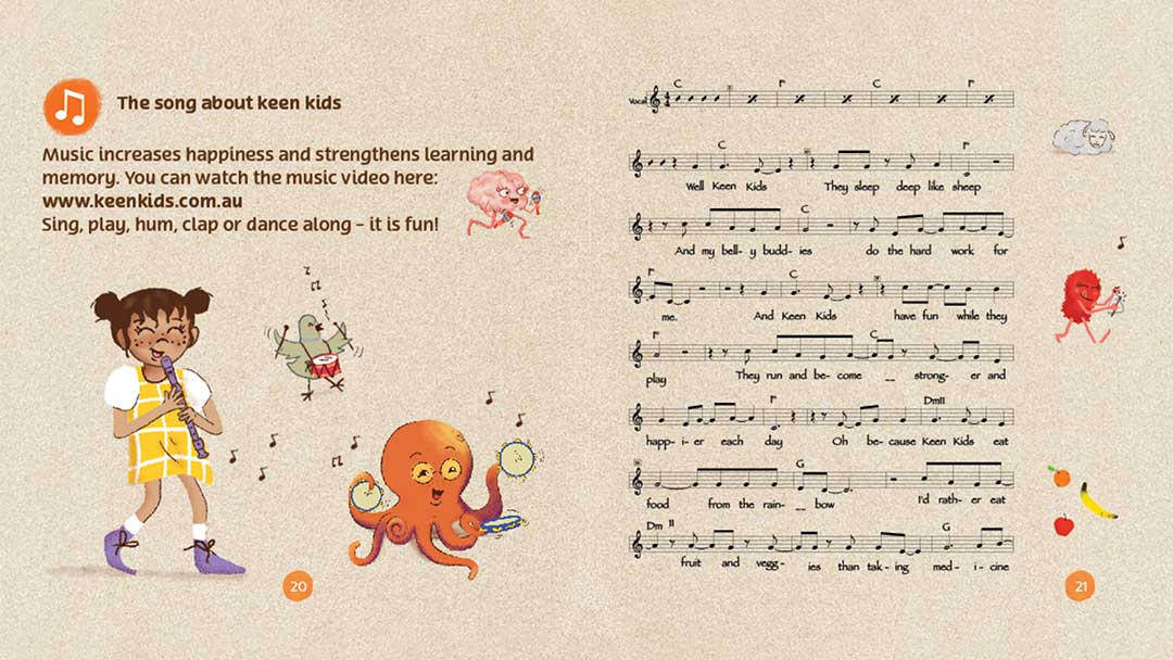 the Keen Kids Song to Encourage Healthy Kids