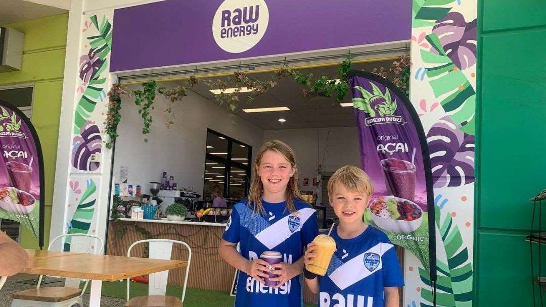 Raw Energy cafes fueling future sporting champions