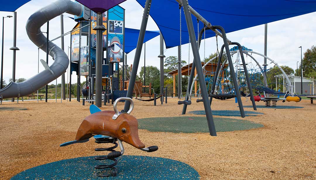 the New Playground at Riverbanks Lightwood Parklands Has Something for All Ages