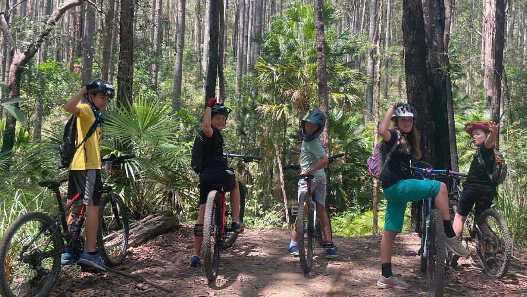 Bike On school holiday camps, Noosa, Gympie, Nambour