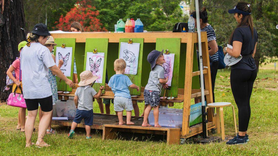 Kids Having Fun at City Parklands Park Play Victoria Park