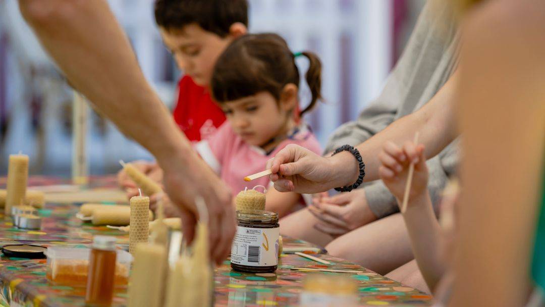 Kids Enjoying Free School Holidays Activities at Kawana Shoppingworld