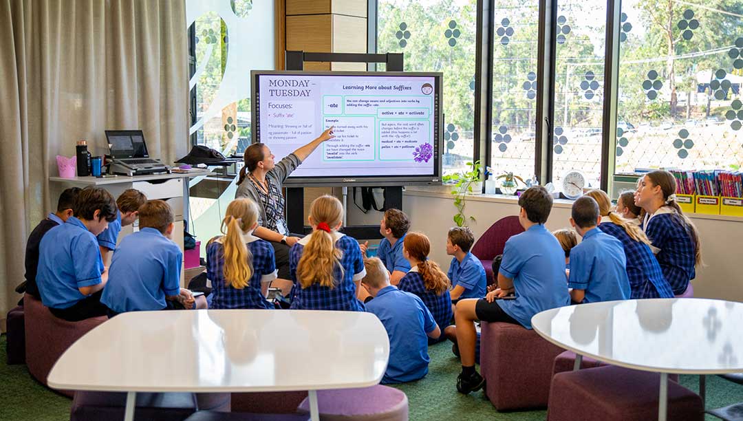 a Flexible Classroom at Suncoast's new primary campus