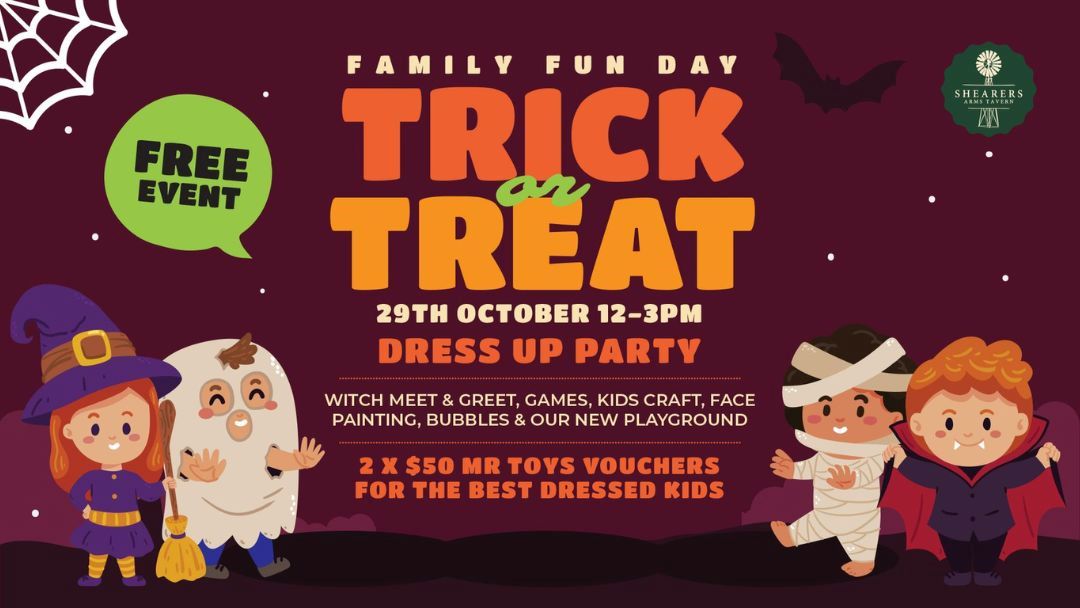 Shearers Arms Family Fun Day Trick or Treat