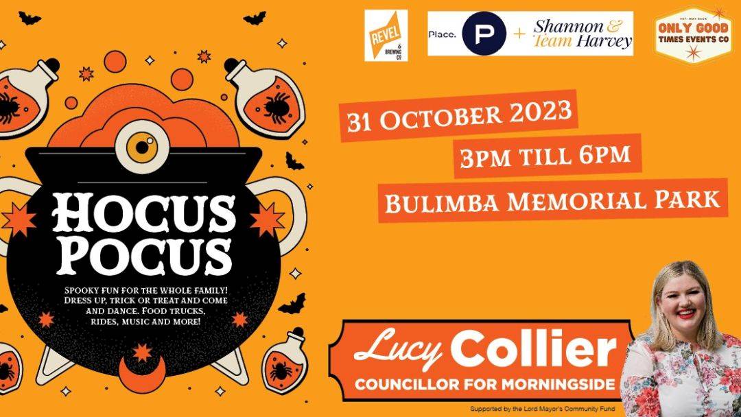 Hocus Pocus Halloween in Bulimba Memorial Park