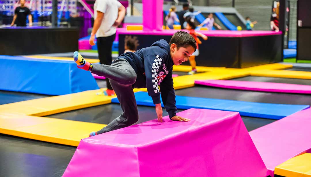 Kid Playing at Bounce