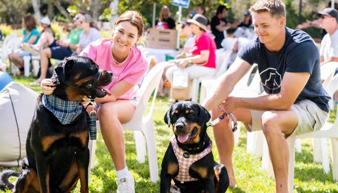 Family Enjoying Dog Fest Sunshine Coast 2023