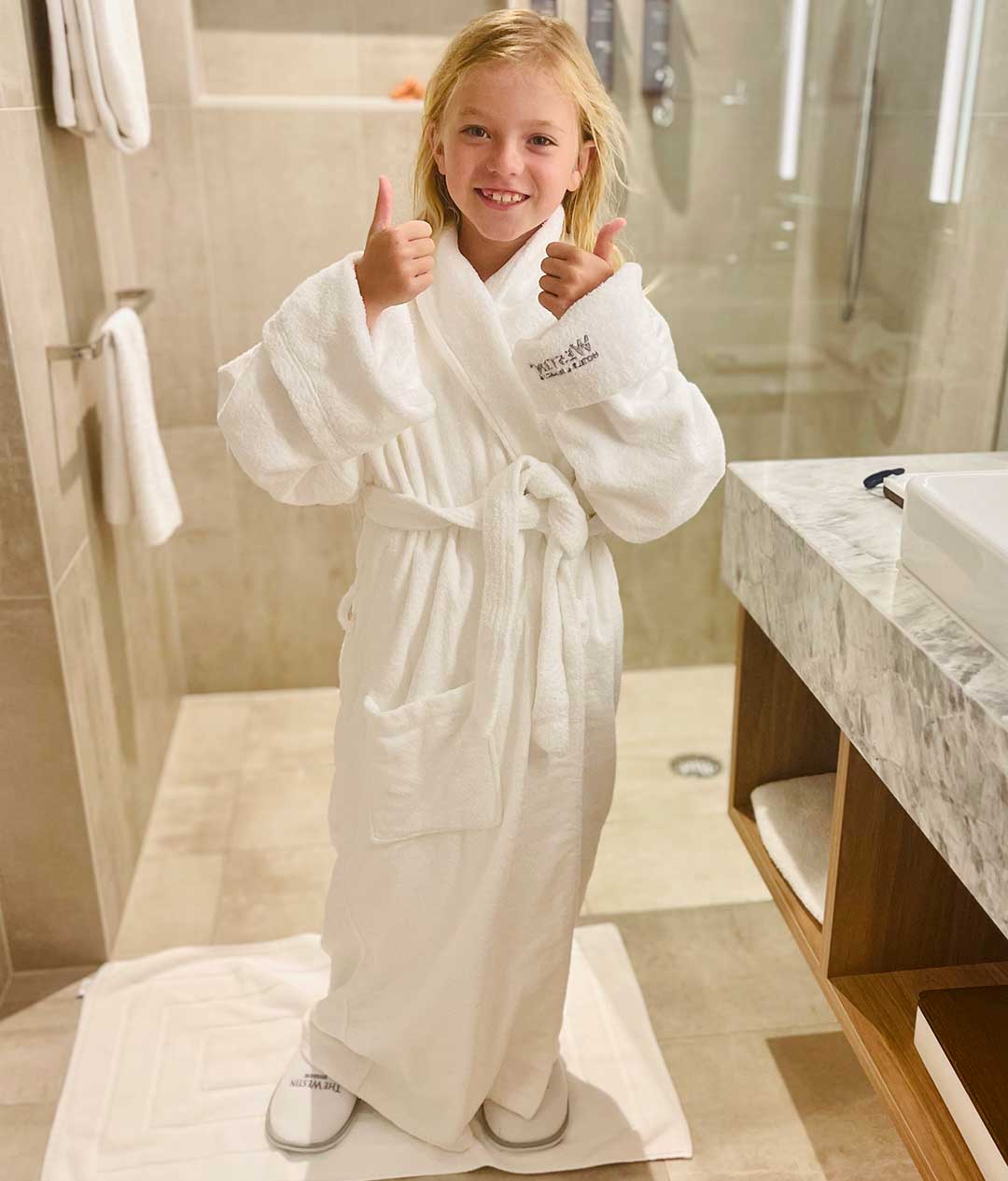 Fluffy Robes and Slippers at the Westin Brisbane