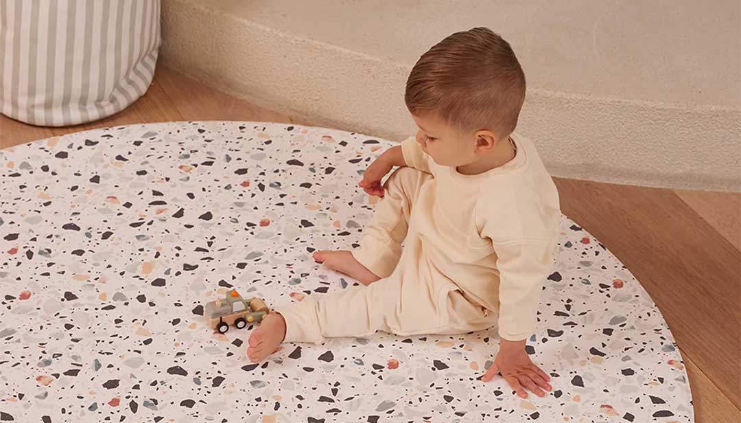 Terrazzo Padded Play Mat from the Muse Edition