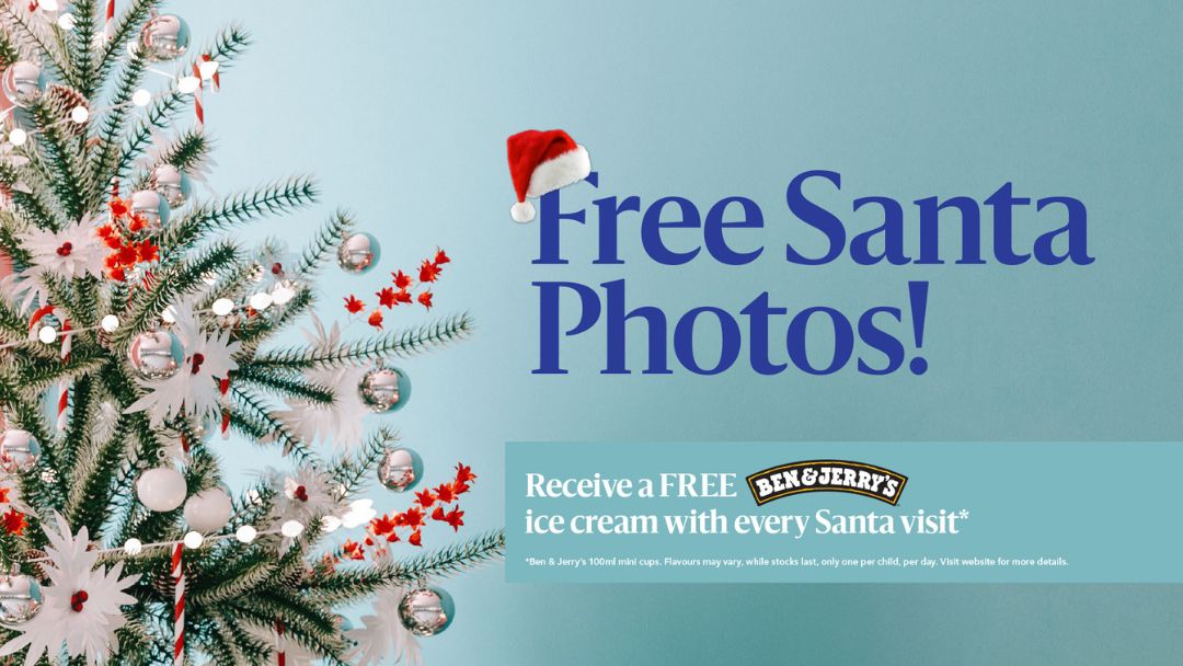 Free Santa Photos Ice Cream at Maroochydore Homemakers Centre