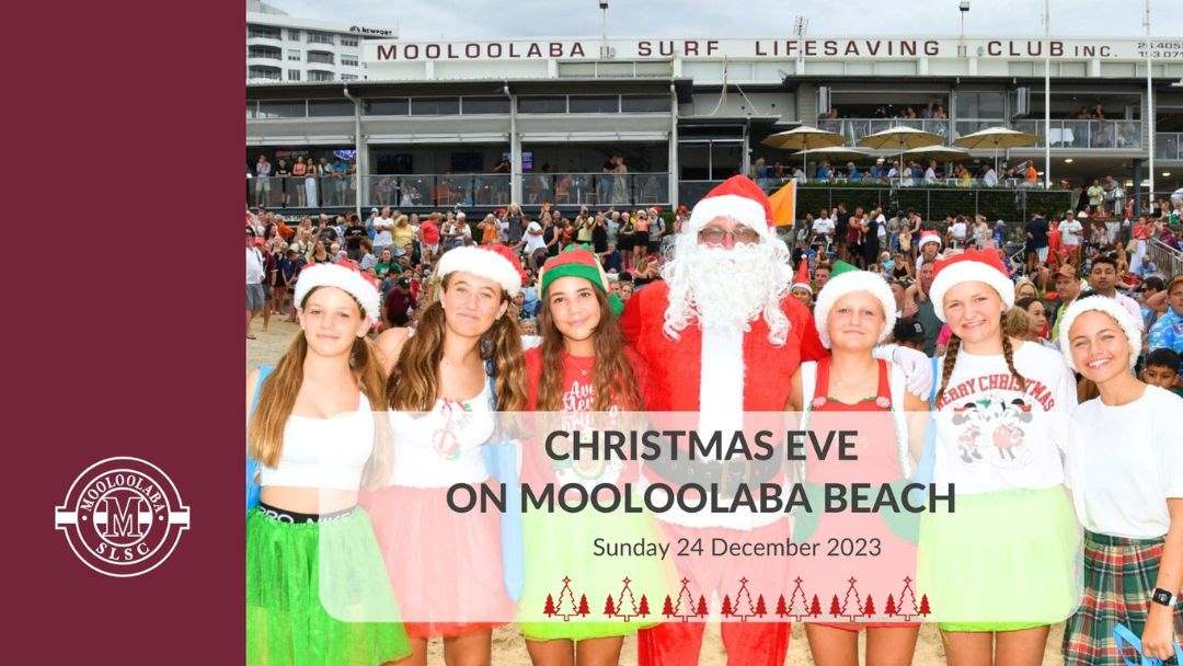Christmas Eve on Mooloolaba Beach