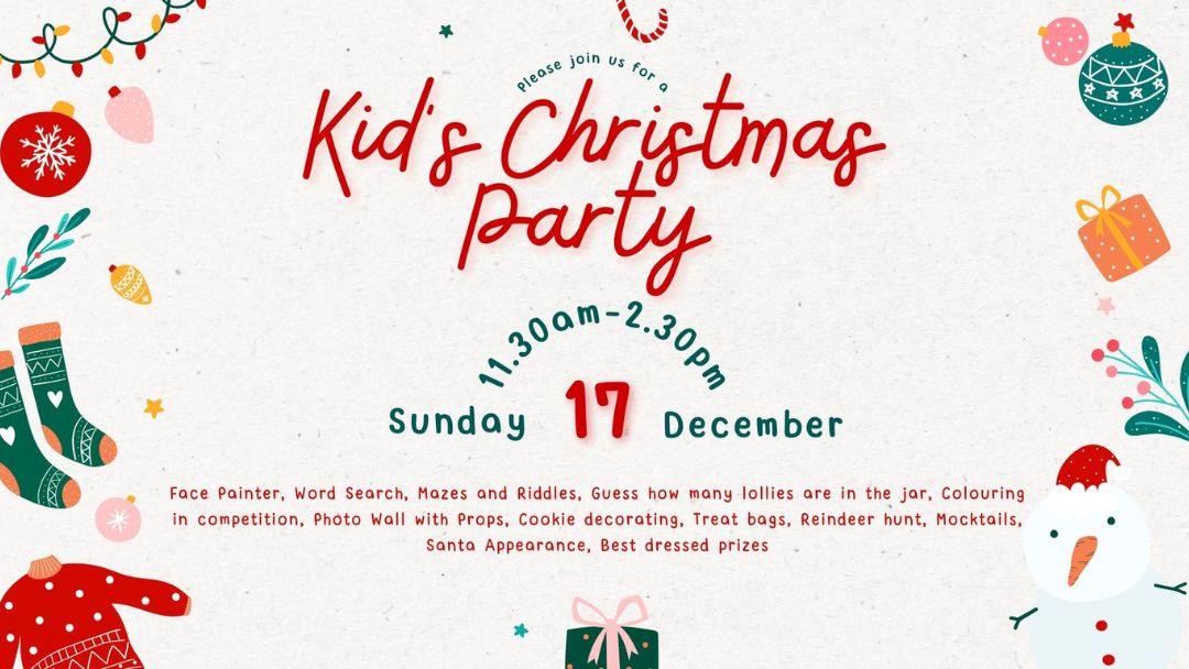 Kids Christmas Party Palmwoods Hotel