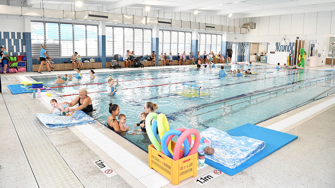 Learn to Swim Lessons in the New Pool at Kawana Aquatic Centre
