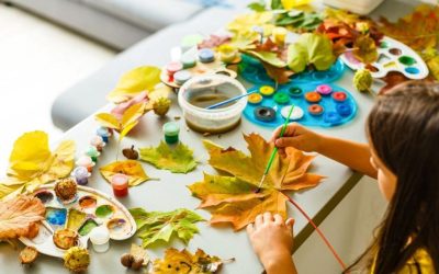 Kids Art Attack:  Leaf Characters