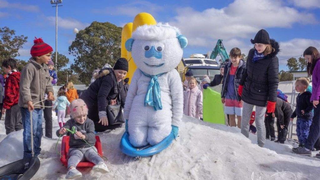 Snowflakes in Stanthorpe Winter Festival