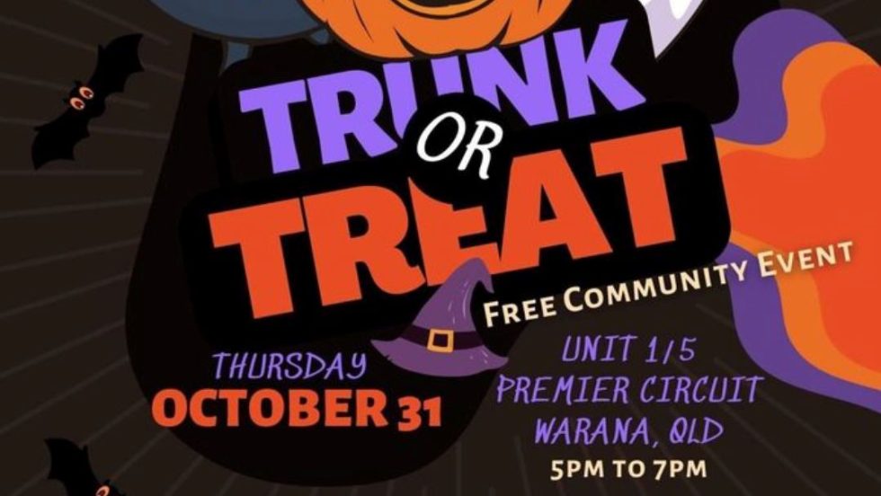 Sunshine Coast Cheerleading Trunk or Treat Kids in Brisbane, Gold