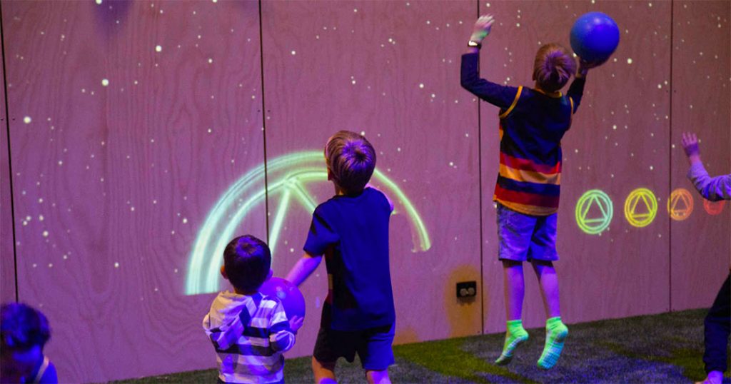 Sportstechjobsforthefutureprogram1 | Kids in Brisbane Gold Coast Sunshine Coast | Kotc Kids Playing Virtual Sports As Part of the New Jobs for the Future Program from Sunshine Coast Council