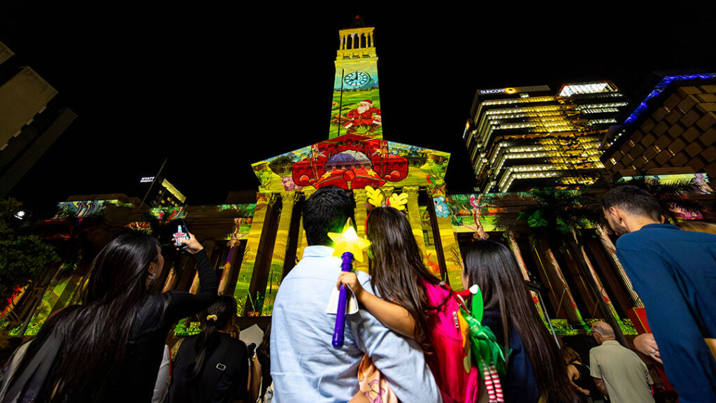 Christmas in Brisbane: City Hall Lights