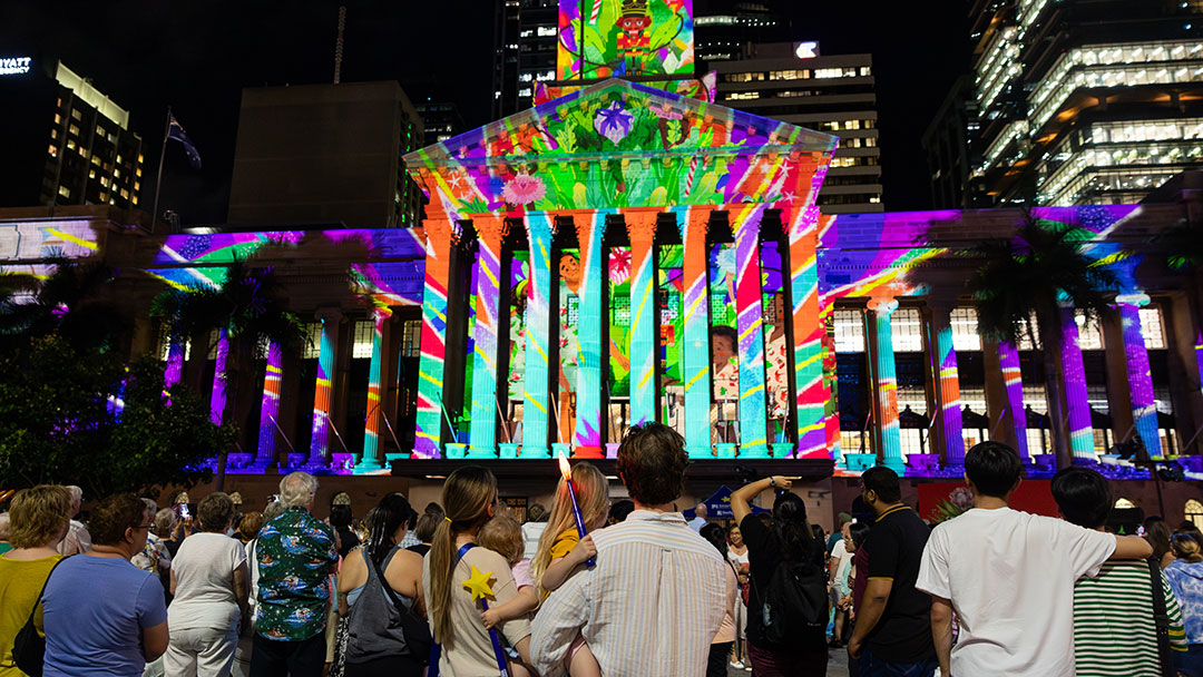 Christmas in Brisbane - City Hall Lights