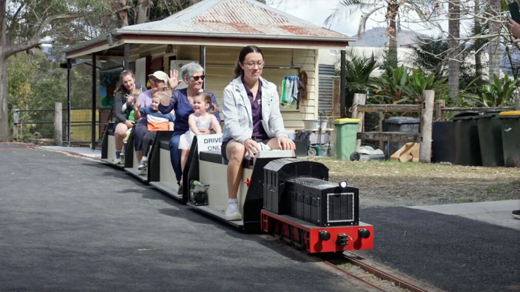 New Miniature Train Ride at Trevena Glen Farm, Brisbane