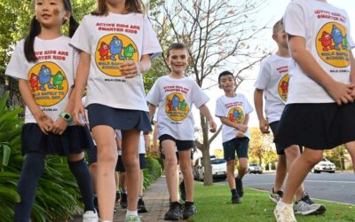 National Walk Safely to School Day