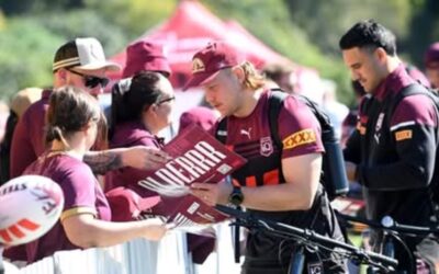 Queensland Maroons Open Training Session