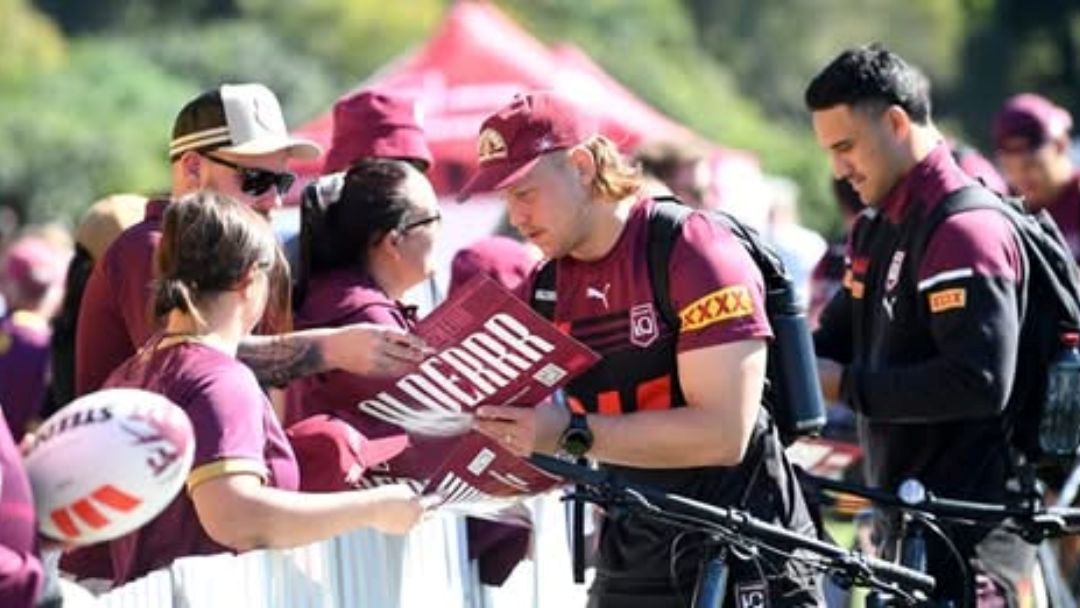 Queensland Maroons Open Training Session