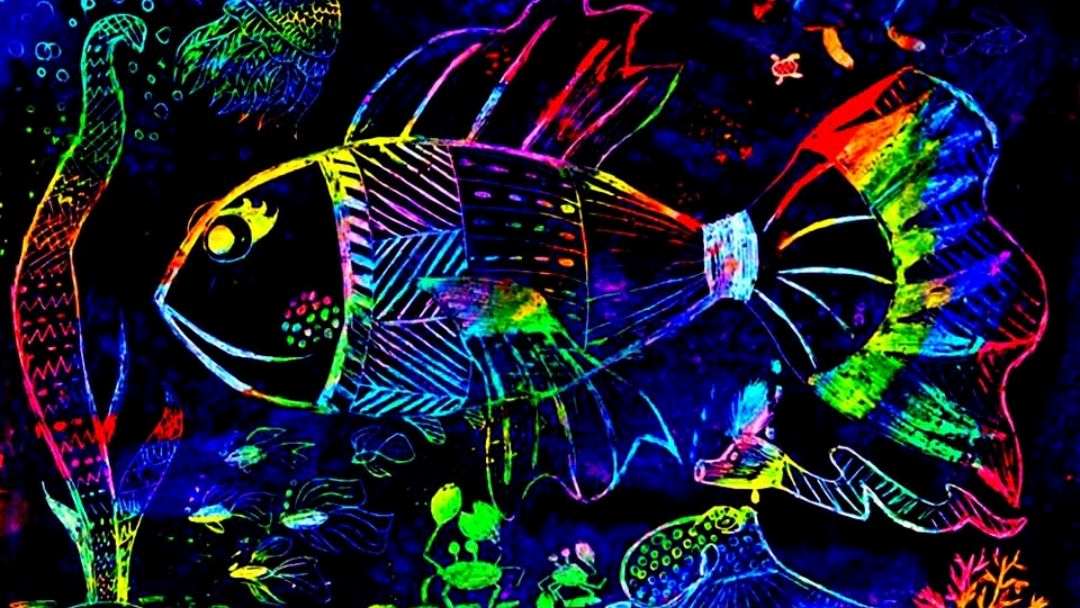 Art Attack Coral Reef Scratch Art
