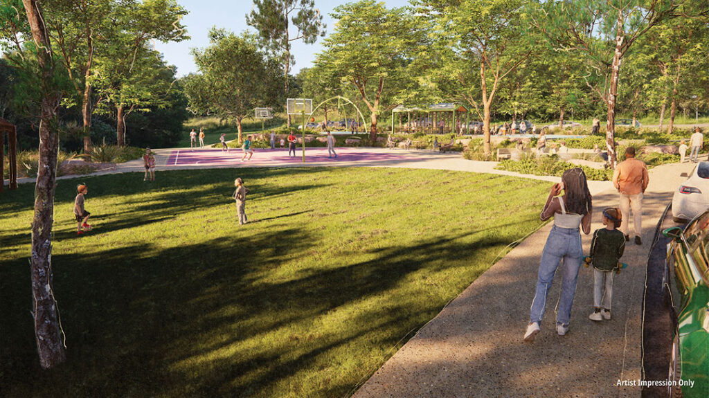 Newsunshinecoastparkmalenydistrictparkartistimpressionviewd | Kids in Brisbane Gold Coast Sunshine Coast | Kotc Artist Impression of New Sunshine Coast Park in Maleny