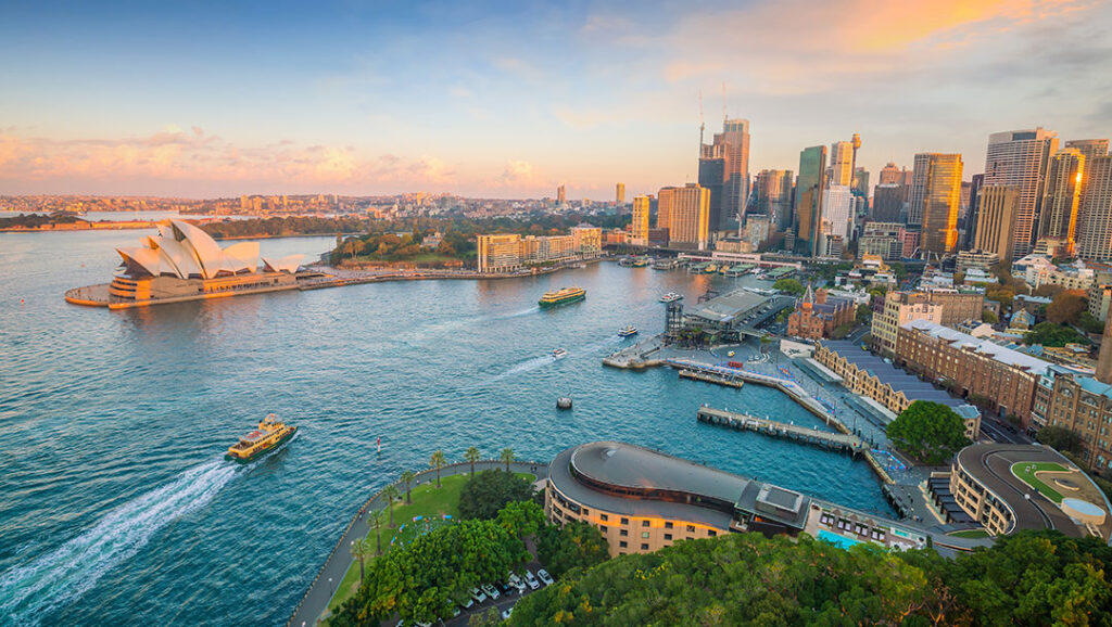 Sydney Australia Skyline and Harbour