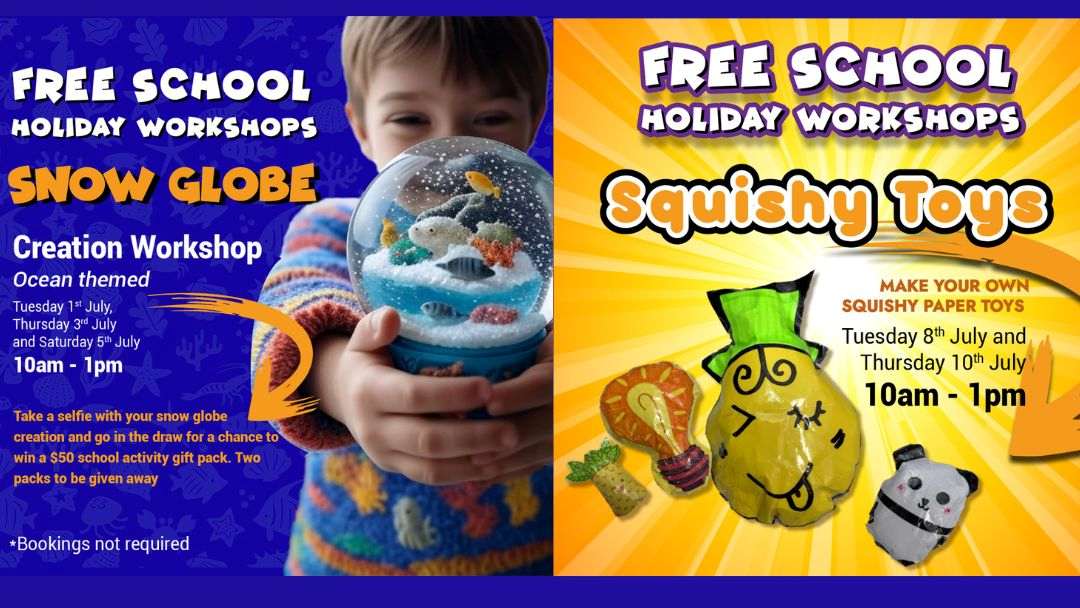 School Holiday Fun at Pelican Waters Shopping Centre