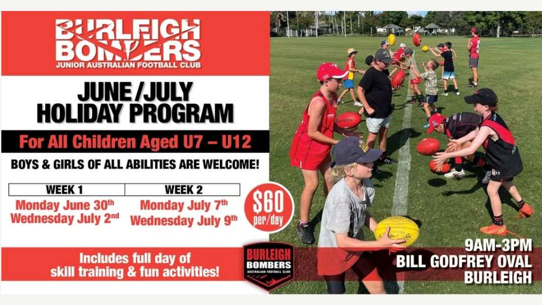 Burleigh Bombers Junior AFL Holiday Program