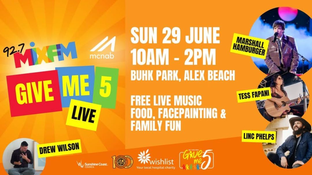 Mixfms Give Me 5 Live   a Free Party in the Park