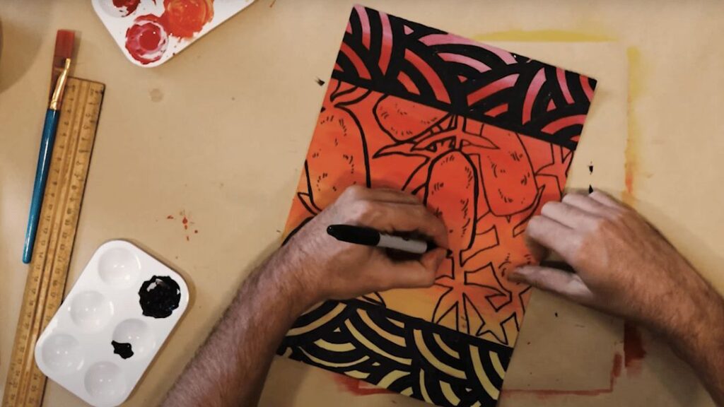 Fire  Flourish Lantern Project