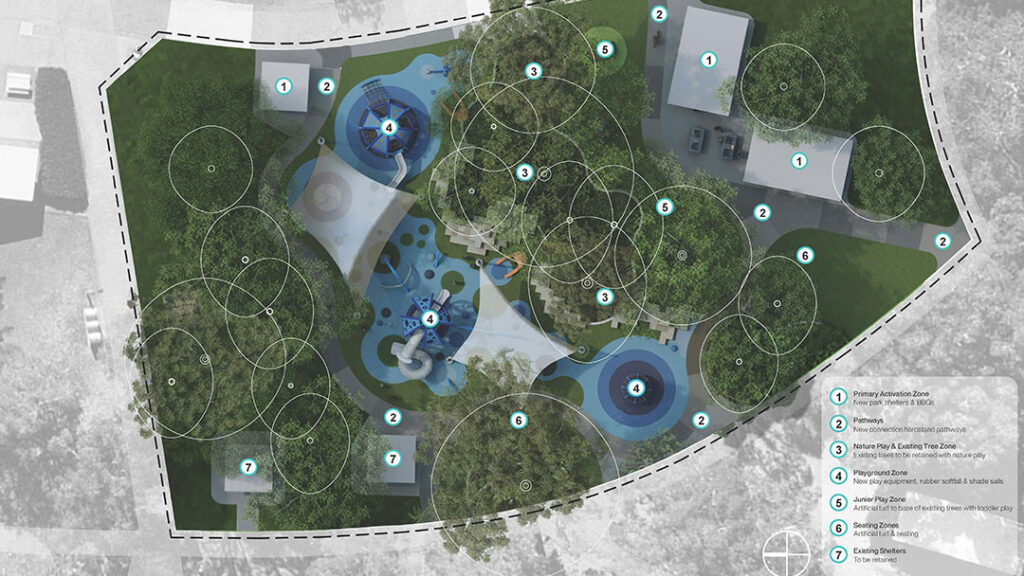 Paradisepointparklandsnewplaygroundconcept5 | Kids in Brisbane Gold Coast Sunshine Coast | Kotc Paradise Point Parklands Proposed Playground Area