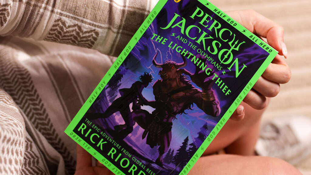 Bookweek2025costumespercy | Kids in Brisbane Gold Coast Sunshine Coast | Kotc Percy Jackson Book Cover