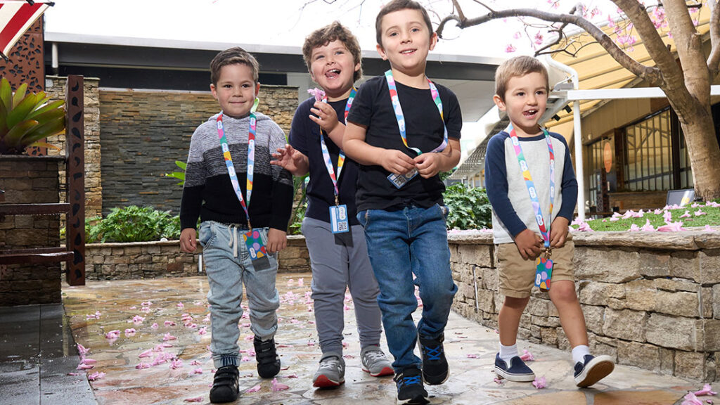 Kids Walking into Kawana Shoppingworld Minis Club