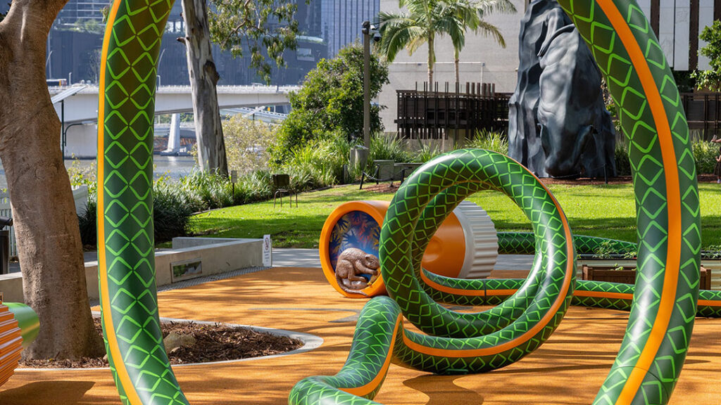 The-big-hose_goma-3 | Kids in Brisbane, Gold Coast, Sunshine Coast | Kotc the Big Hose - a New Play Sculpture at Qagoma, Brisbane