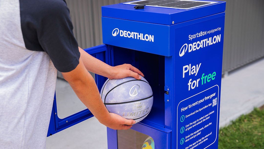 New smart lockers bring free sports gear to Queensland kids