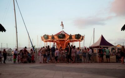 Christmas Carousel at Raby Bay Harbour Park